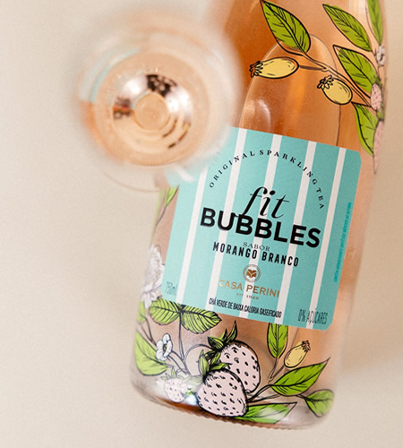 Casa Perini Fit Bubbles Morango Branco