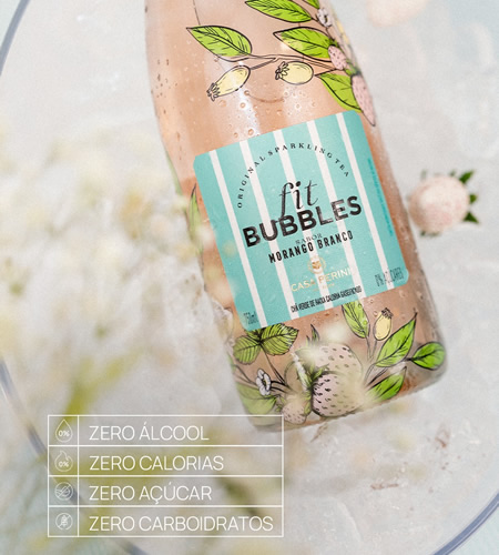 Casa Perini Fit Bubbles Morango Branco